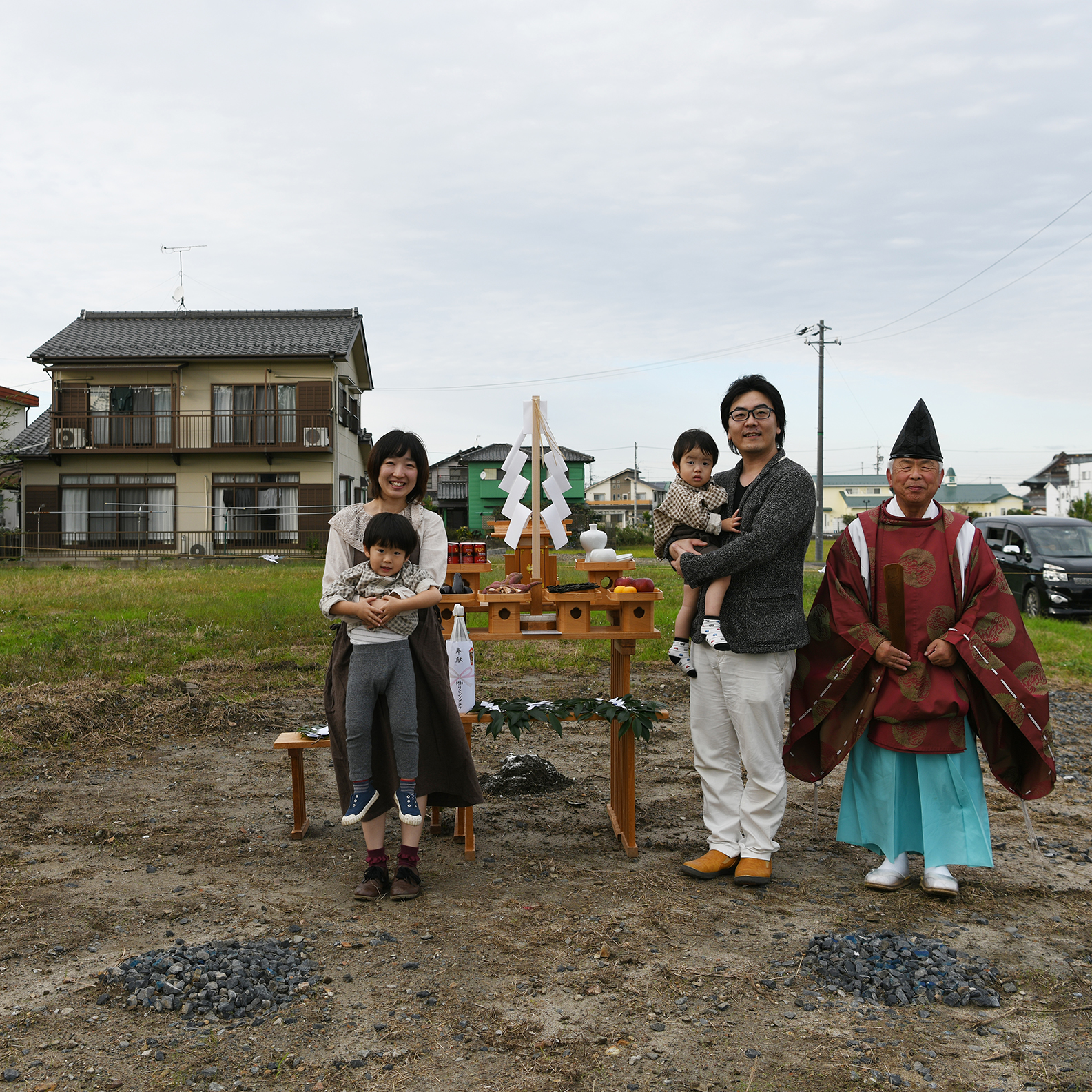 【地鎮祭】 『畑空の家(はたぞら の いえ)』