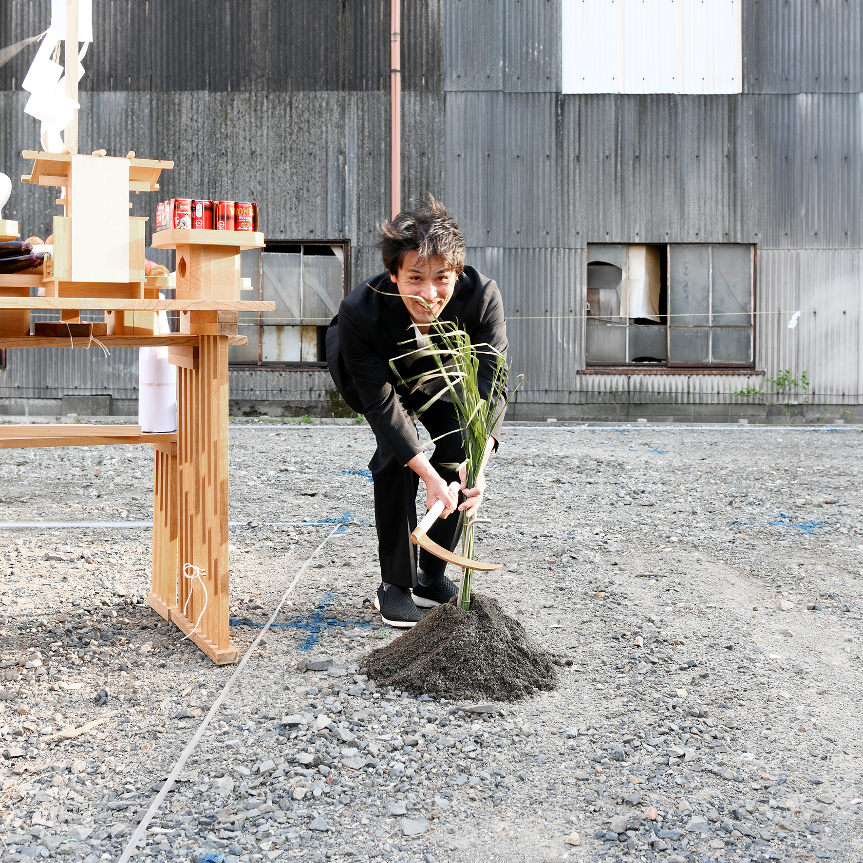 木の家　地鎮祭