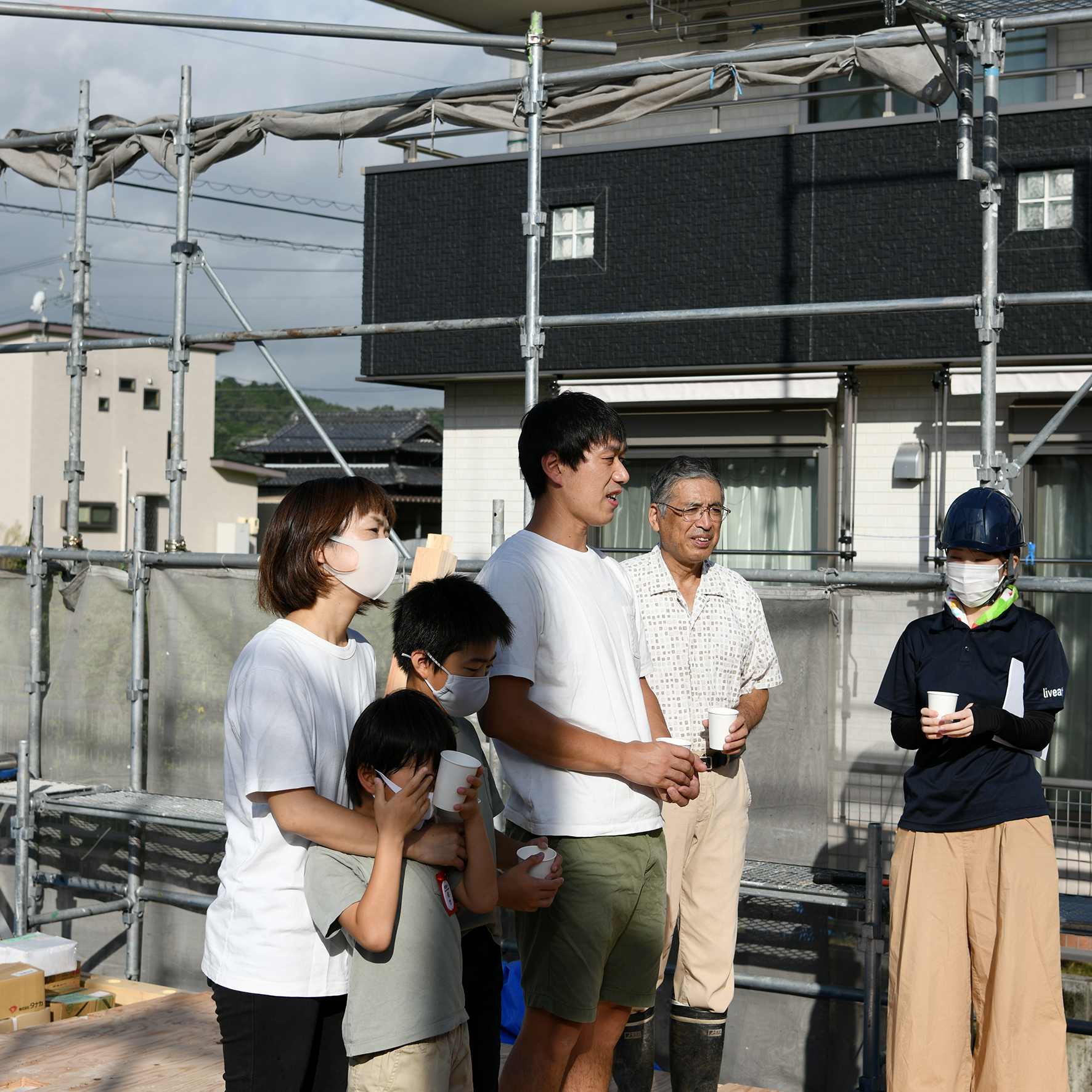 木の家　建て方