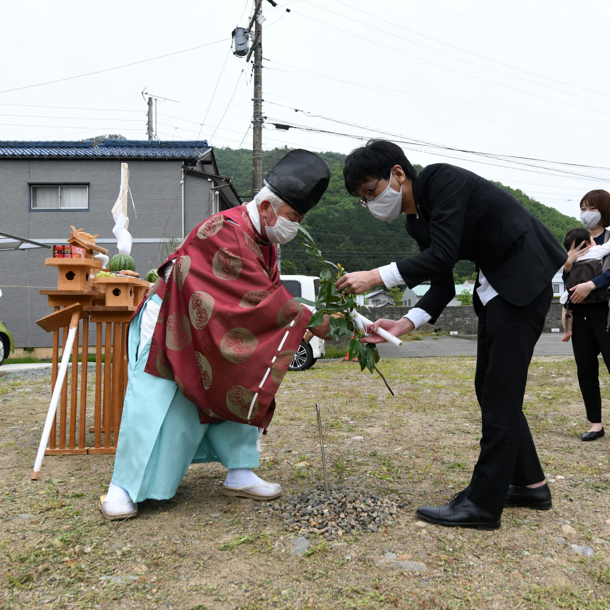 【地鎮祭】峰の家（みね の いえ）